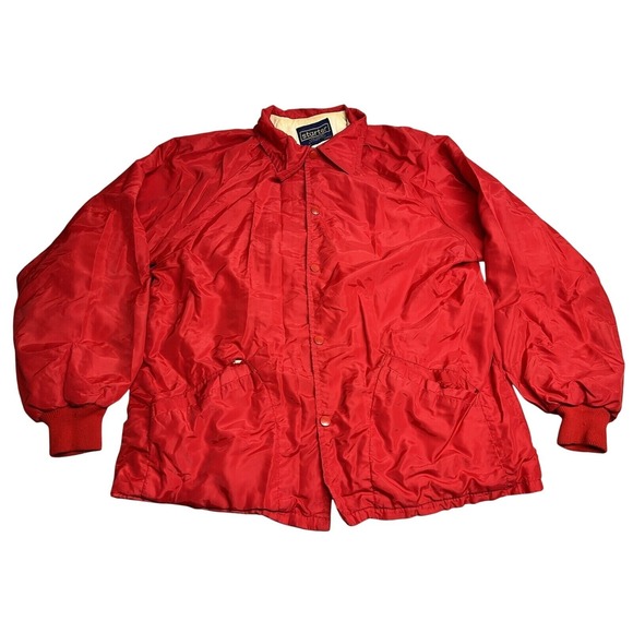 STARTER Other - Vintage 70s Starter Jacket Coaches Size L Red Slender Seekers Patch
